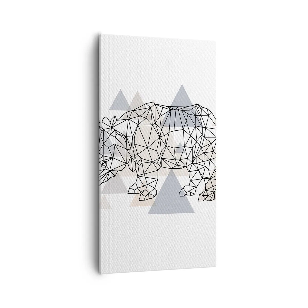 Canvastavla - Bild på duk - Kraftens struktur - 55x100 cm