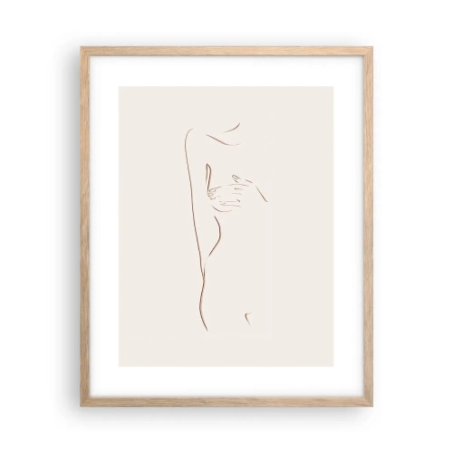 Affisch i ram av ljusek - Begärans form - 40x50 cm