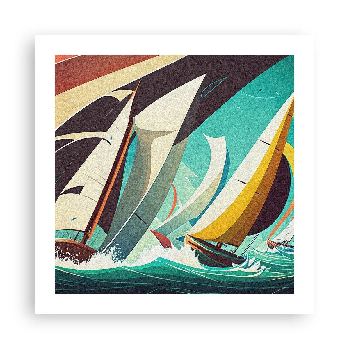 Affisch - Icke rädda för elementen - 50x50 cm