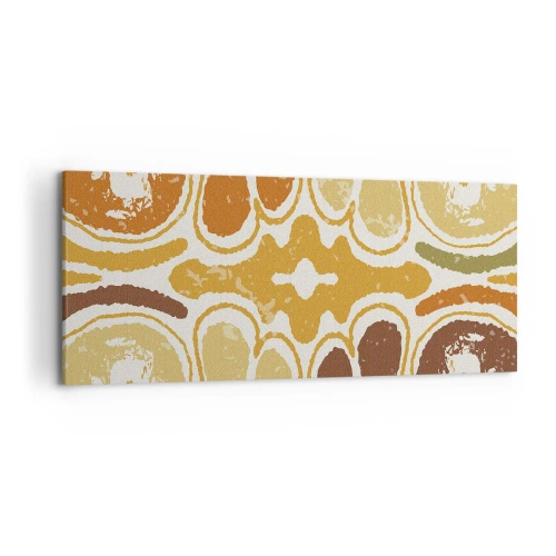 Canvastavla - Bild på duk - Sentimental abstraktion - 120x50 cm