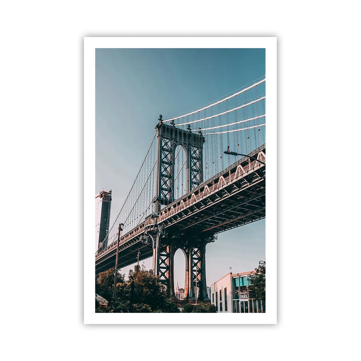 Affisch - Över stadens vågor - 61x91 cm