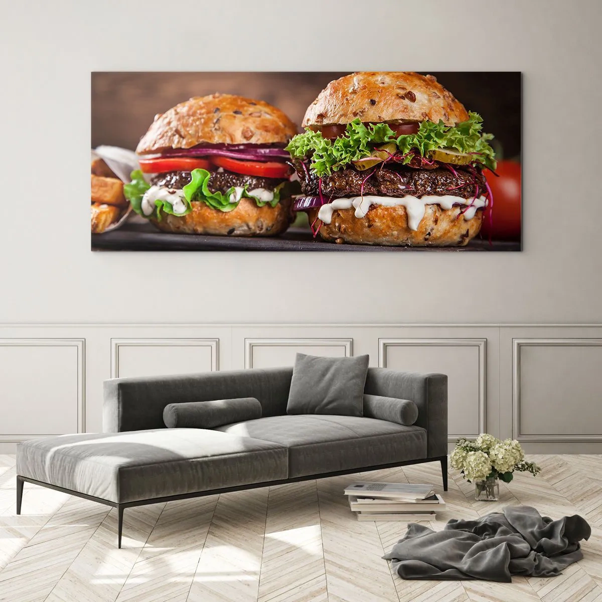 Glastavla - Bild på glas - American dream - 100x40 cm