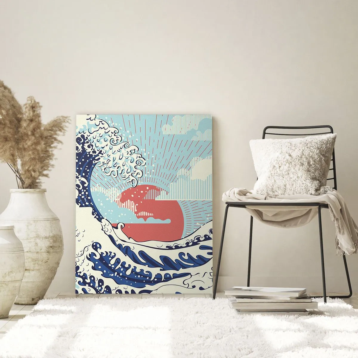 Glastavla - Bild på glas - Ur japanska inspirationer - 50x70 cm