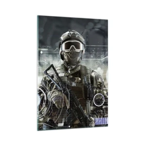 Glastavla - Bild på glas - Makt - 80x120 cm