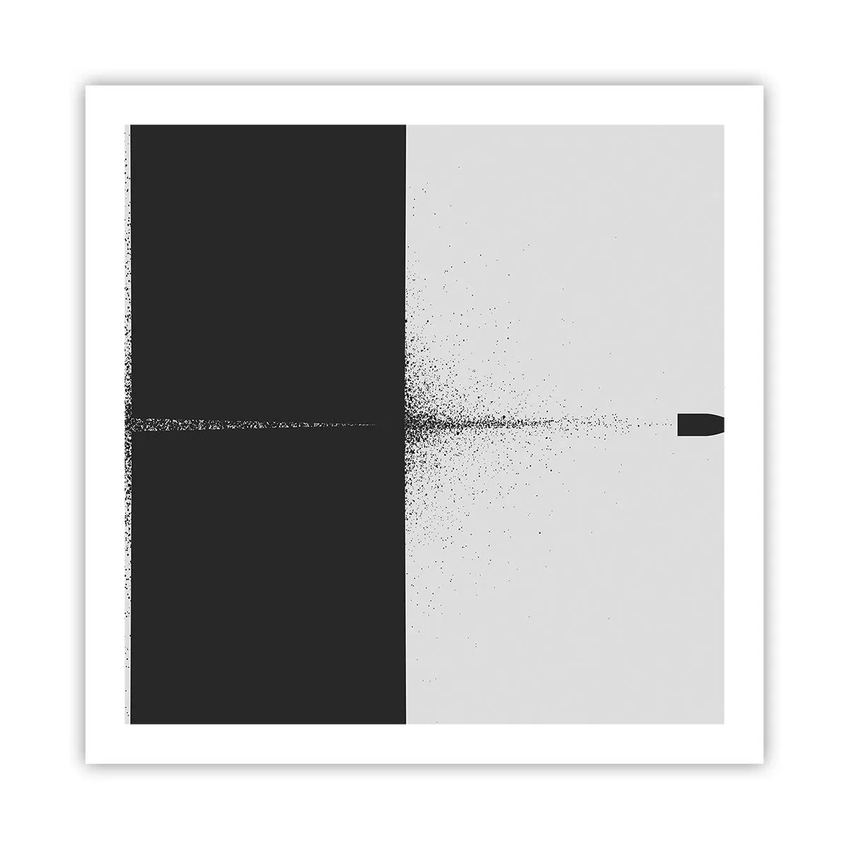 Affisch - Rakt mot målet - 60x60 cm