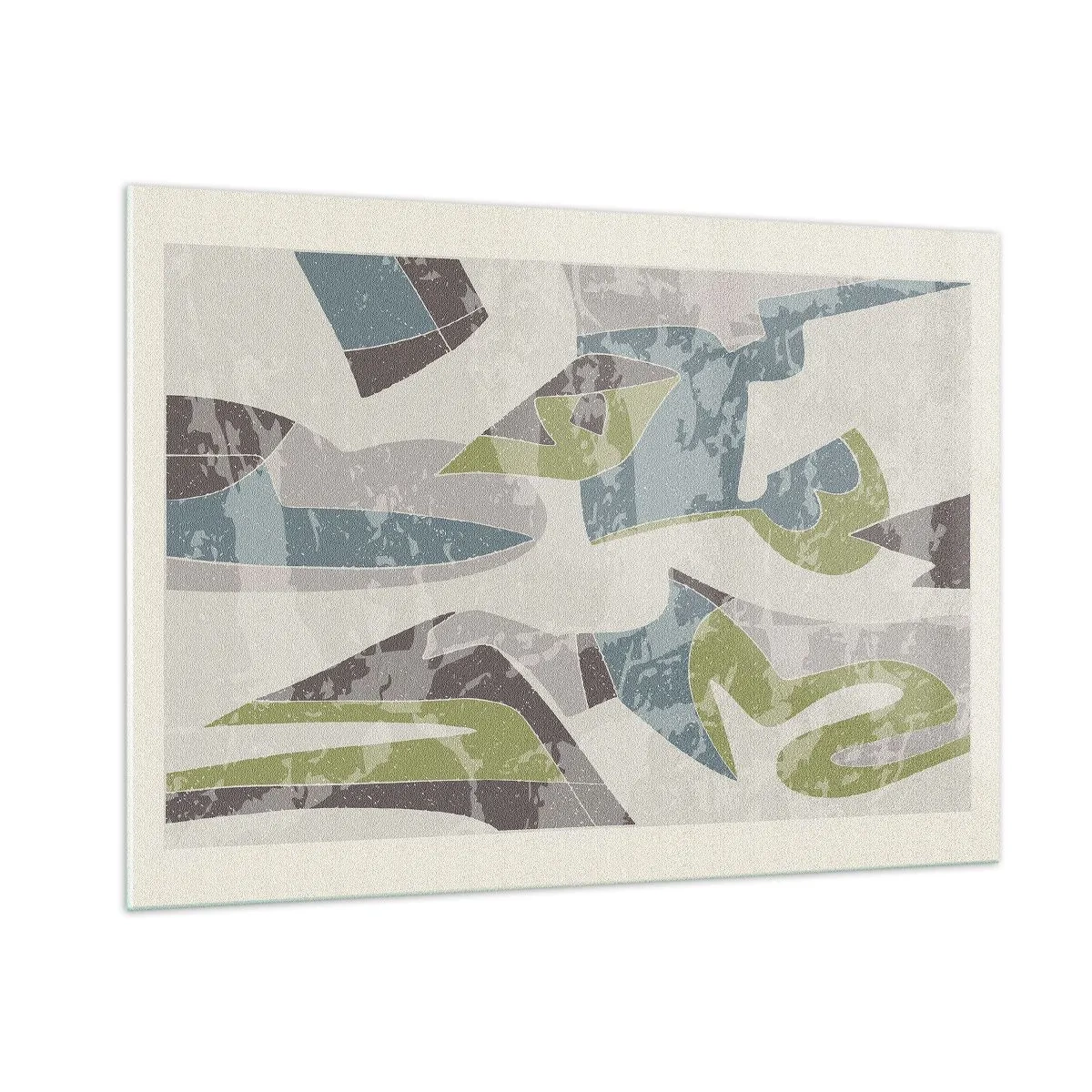 Glastavla - Bild på glas - Komposition bakom glas - 100x70 cm