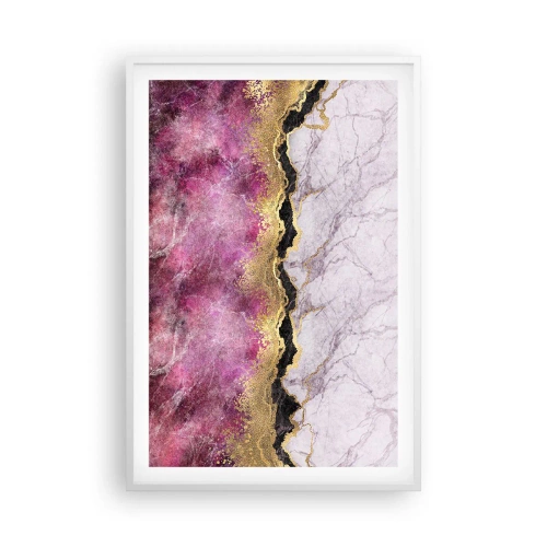 Affisch i vit ram - På gränsen - 61x91 cm