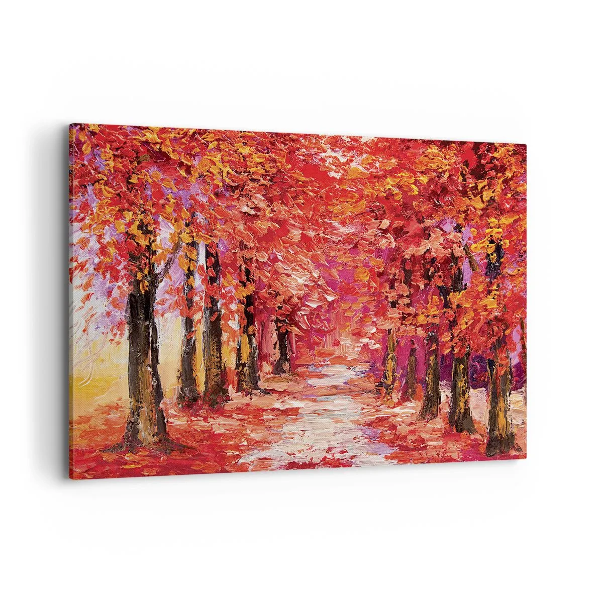 Canvastavla - Bild på duk - Höstimpresion - 120x80 cm