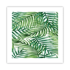Affisch - Under gröna baldakinen - 40x40 cm