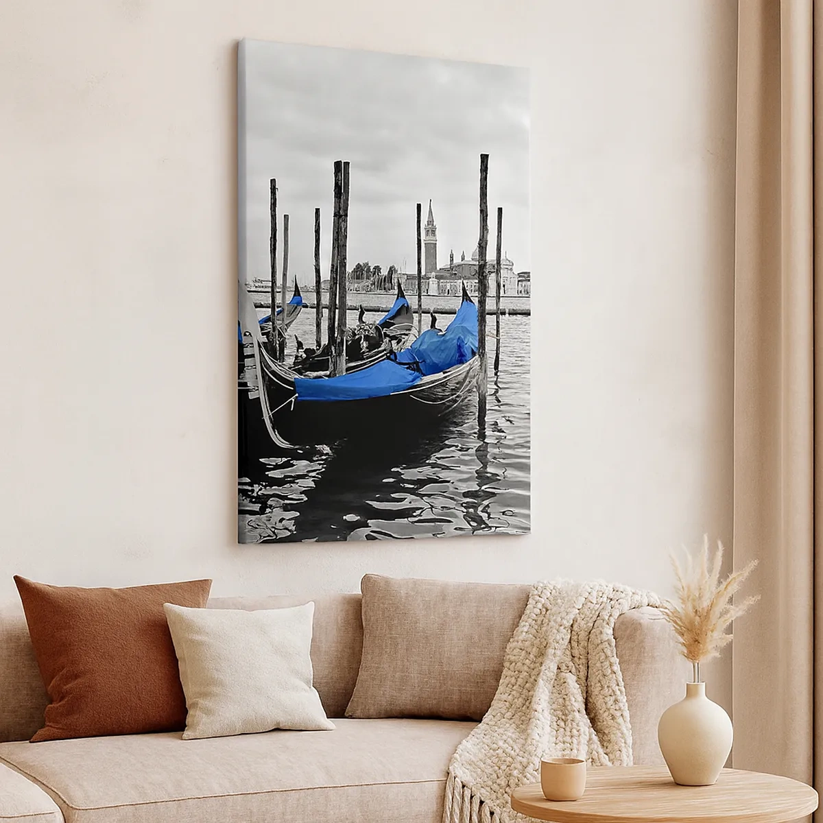 Canvastavla - Bild på duk - Fundersamt Venedig - 50x70 cm
