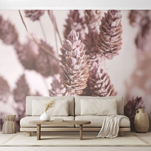 Självhäftande Fototapet Deluxe Sticker - Skenet bedrar - Torkad blomma, Blomma, Äng - 500x350 cm
