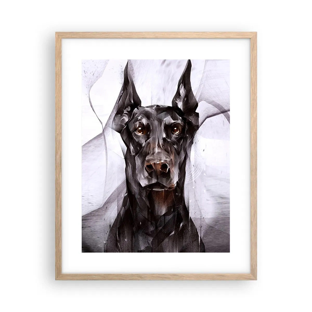 Affisch i ram av ljusek - Rasren - 40x50 cm