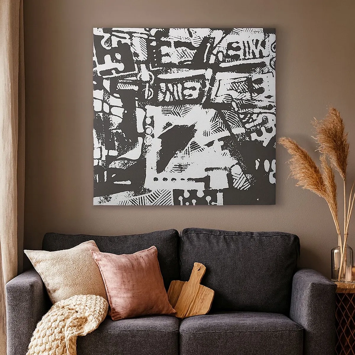 Canvastavla - Bild på duk - Ordning eller kaos? - 30x30 cm