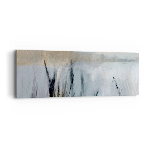 Canvastavla - Bild på duk - Vinterfält - 90x30 cm