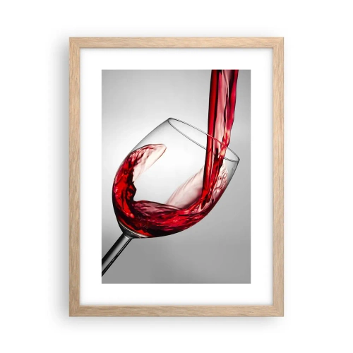 Affisch i ram av ljusek - Färg - rörelse - ljud - 30x40 cm