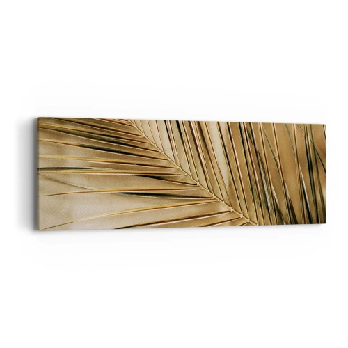 Canvastavla - Bild på duk - Naturlig pelargång - 90x30 cm