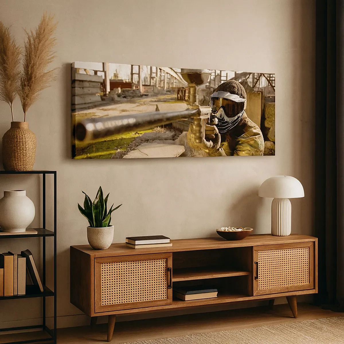 Canvastavla - Bild på duk - Du kan också bli hjälte - 100x40 cm