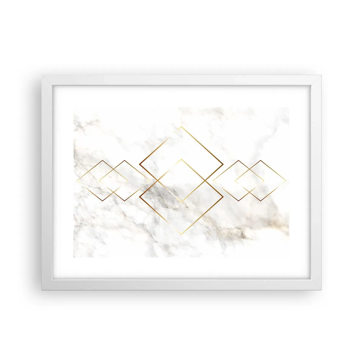 Affisch i vit ram - Utsikt över oändlighet - 40x30 cm