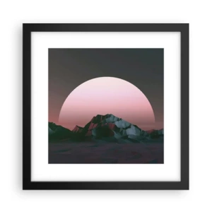 Affisch i svart ram - I den granliggande galaxen - 30x30 cm