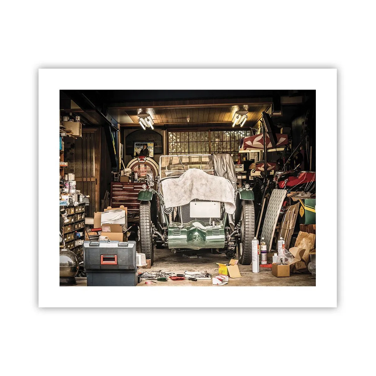 Affisch - Tillbaka till det förflutna - 50x40 cm