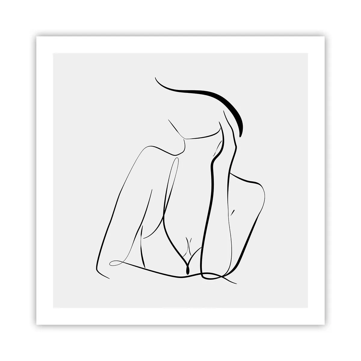 Affisch - På drömvågen - 60x60 cm