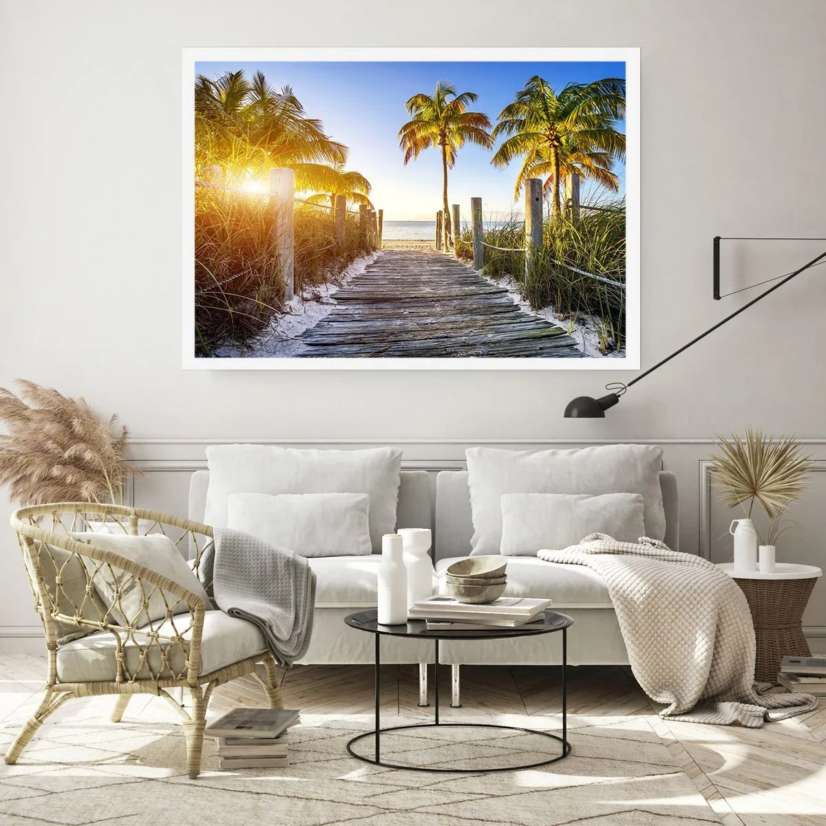 Affisch - Raka vägen till paradiset - 70x50 cm