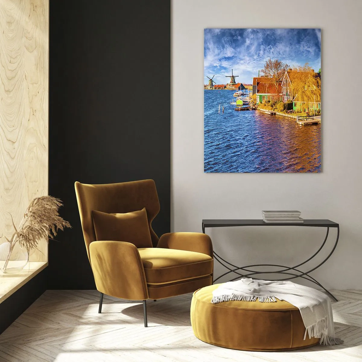 Glastavla - Bild på glas - Ingen ändring sedan århundraden - 50x70 cm