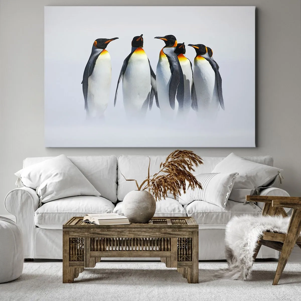 Canvastavla - Bild på duk - En träff i kvällsdräkter - 100x70 cm