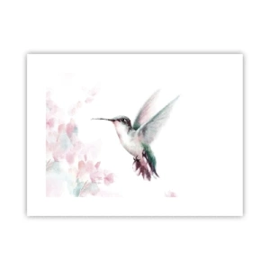 Affisch - Fångad flaxande - 40x30 cm