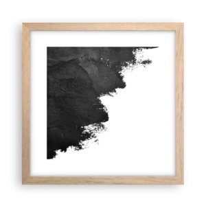 Affisch i ram av ljusek - Element: jord - 30x30 cm