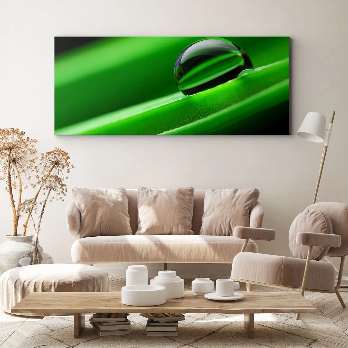 Canvastavla - Bild på duk - Livet på nära håll - 90x30 cm