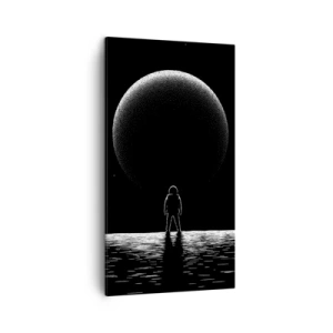 Canvastavla - Bild på duk - Ansikte mot ansikte - 45x80 cm