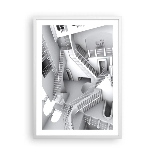 Affisch i vit ram - Rummets paradoxer - 50x70 cm