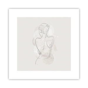 Affisch - Som ett känsligt instrument - 30x30 cm