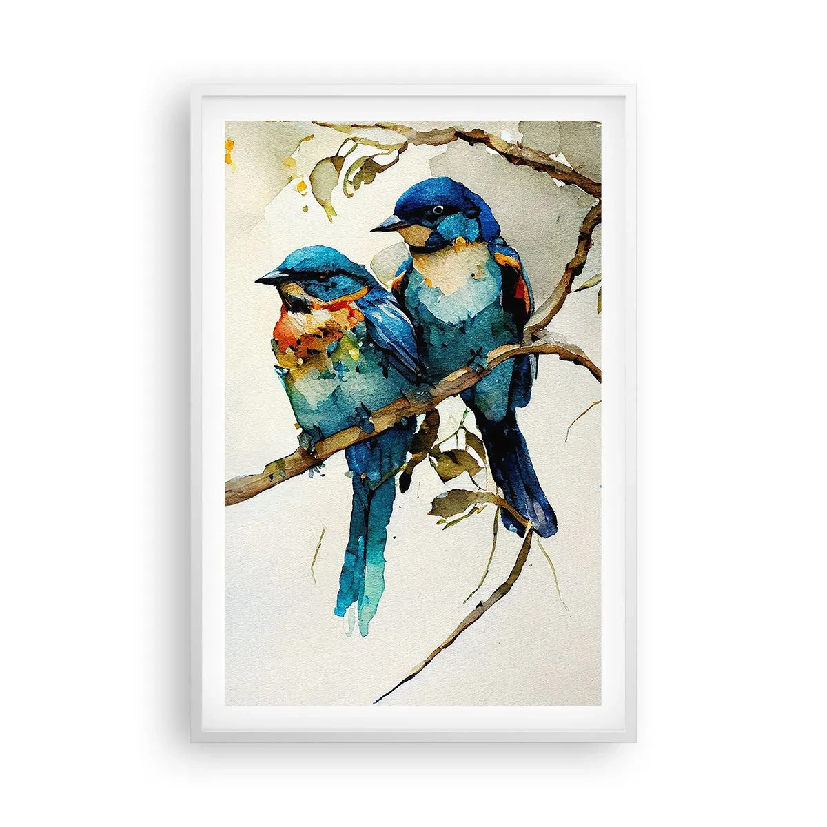 Affisch i vit ram - Sur? - 61x91 cm