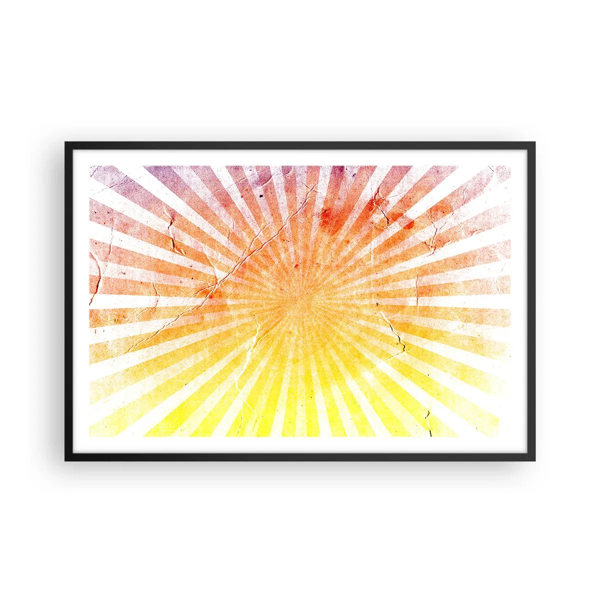Affisch i svart ram - Solupp- och nedgångar - 91x61 cm