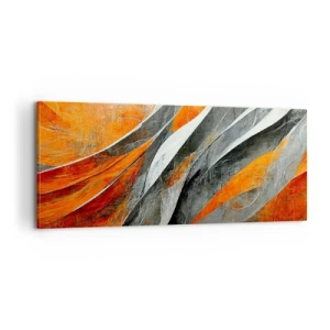 Canvastavla - Bild på duk - Värme och kyla - 100x40 cm