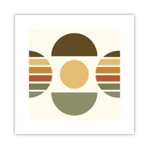 Affisch - I jordens färger - 30x30 cm