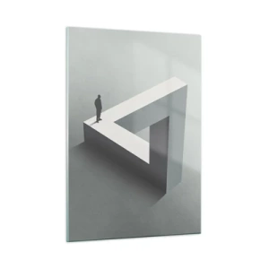 Glastavla - Bild på glas - Och ändå möjligt - 50x70 cm