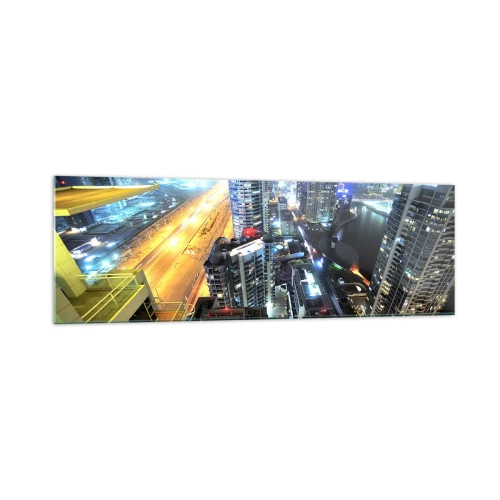 Glastavla - Bild på glas - Underverk på öknen - 160x50 cm