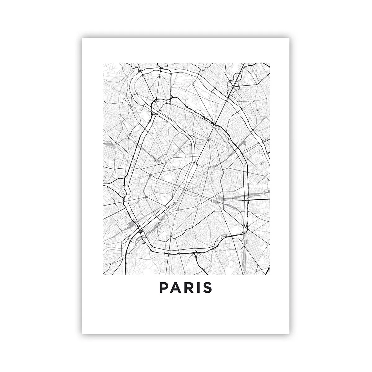 Affisch - Paris blomma - 70x100 cm