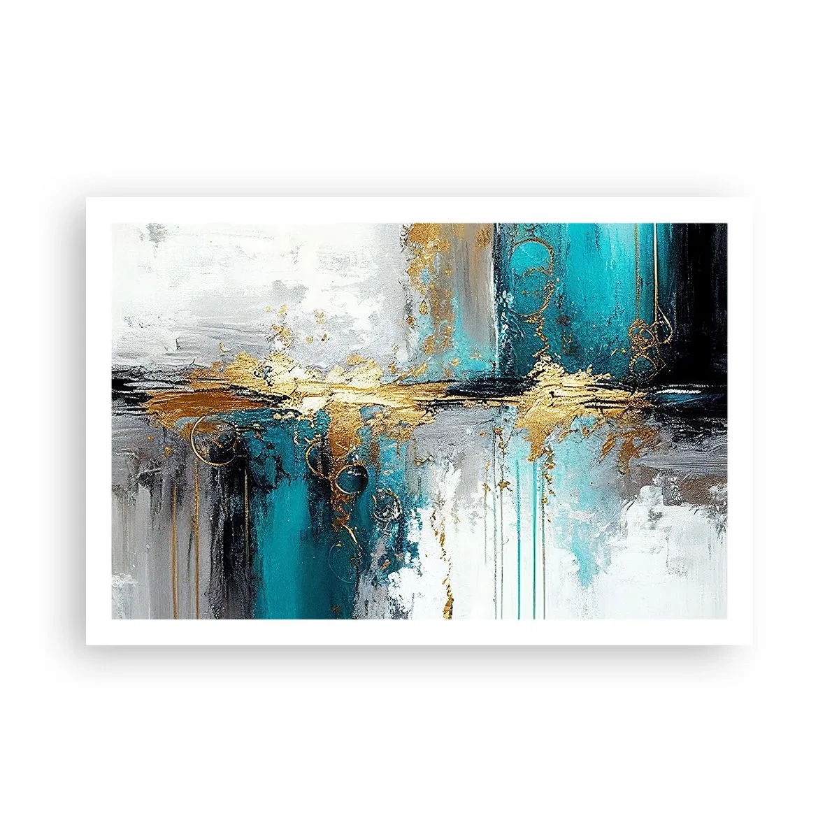 Affisch - Allting flödar - 91x61 cm