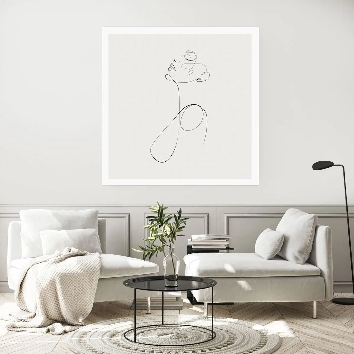 Affisch - Förvirrad i drömmarna - 60x60 cm