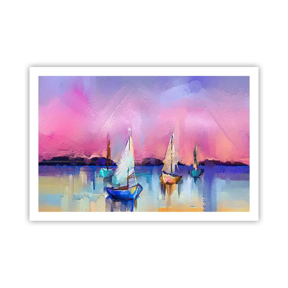 Affisch - Riktning: öppet vatten - 91x61 cm