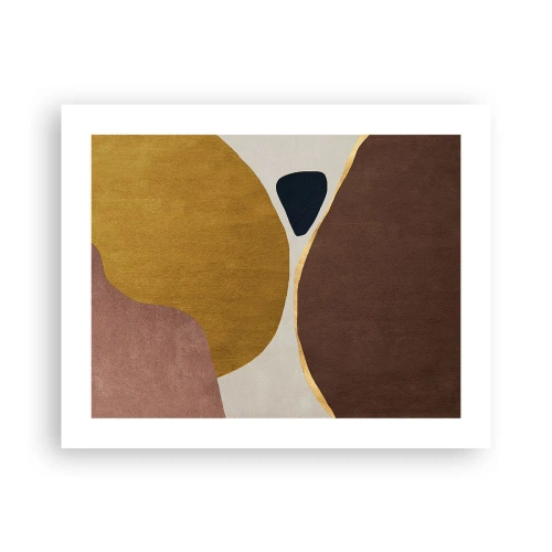 Affisch - Abstraktion - en plats i rymden - 50x40 cm