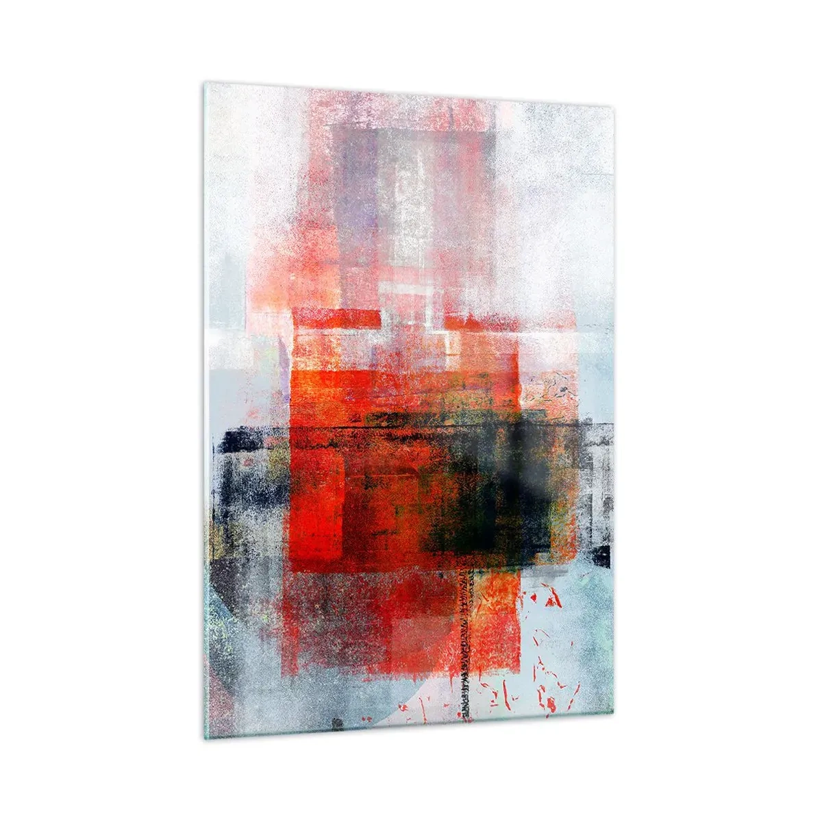 Glastavla - Bild på glas - Glödande komposition - 50x70 cm