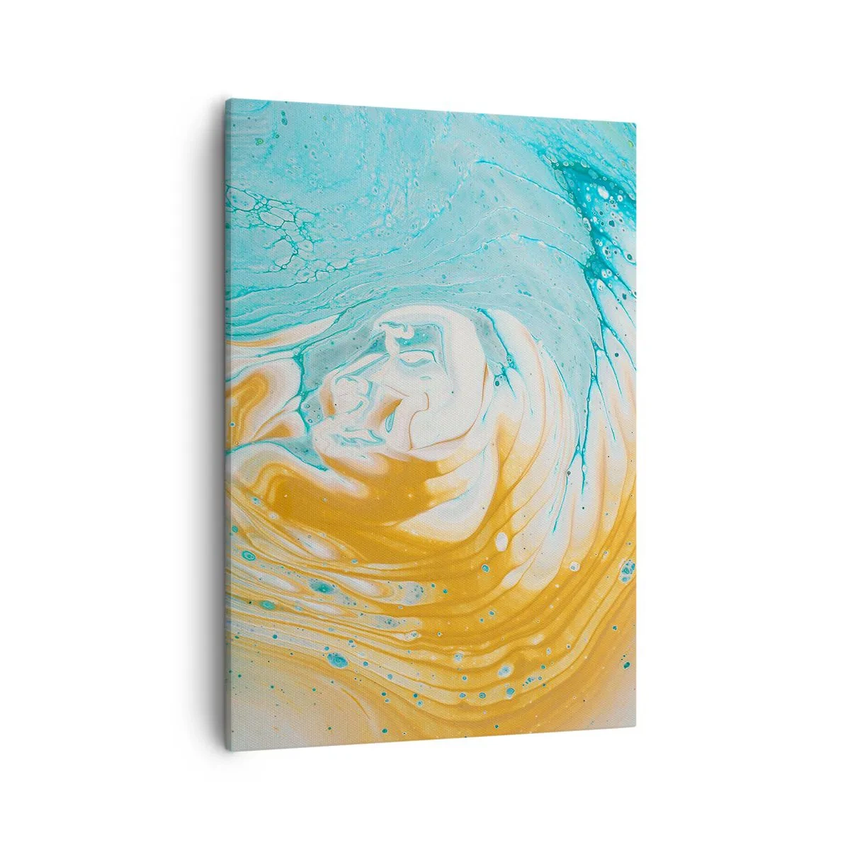 Canvastavla - Bild på duk - Pastellfärgad virvel - 50x70 cm