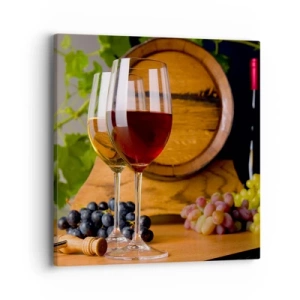 Canvastavla - Bild på duk - Som hos gamla mästare - 40x40 cm