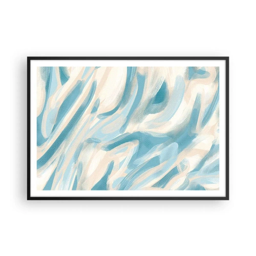 Affisch i svart ram - Vårvindar - 100x70 cm