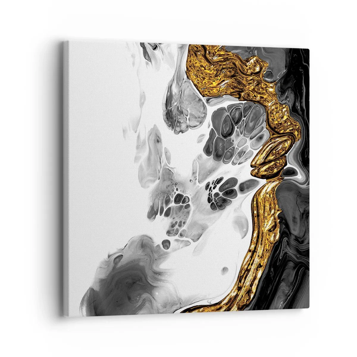 Canvastavla - Bild på duk - Organisk komposition - 30x30 cm